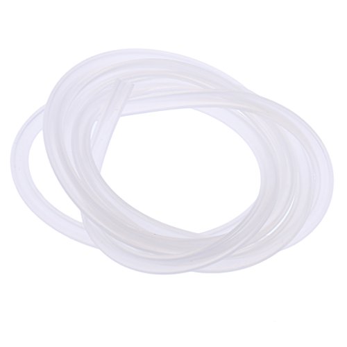 SunniMix 1x White Silicone Nitro Glow Fuel Line Tube Pipes 10cm/3.93inch RC Part Accessory