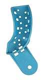 Dynarex Professional Dental Impression Trays Quadrant UR / LL No. 8 12-Pack Disposable Perforated Plastic Trays