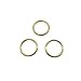 20 Pcs 1 Inch Gold Round Brass Rings, Metal Hoop Ring for Dream Catcher Crafts Accessories