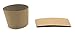 [850 COUNT]Harvest Pack Coffee Sleeves, Disposable Corrugated Brown Kraft Durable Paper Cup Sleeves, Fits 12/16/20/24 oz Cups, Recyclable Cup Sleeve Holder, Hand Protector for Coffee, Tea or Hot Drink
