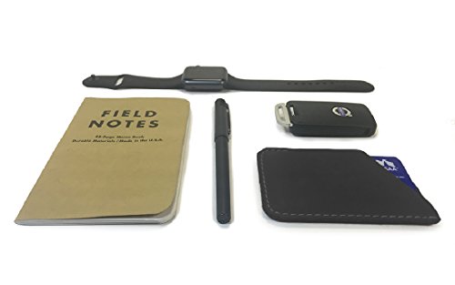 Leather Card Holder by Modern Carry - Magnum (Midnight Grey Card Sleeve)