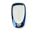 iJDMTOY Blue Metallic Chrome Finish TPU Key Fob Protective Cover Case Compatible with 2016-up Camaro Cruze Spark Volt, 2017-up Malibu Bolt Sonic Trax, etc