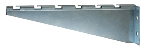 Quest Manufacturing Cable Tray Wall Bracket, 4", Zinc (CT0026-04-03) - Silver