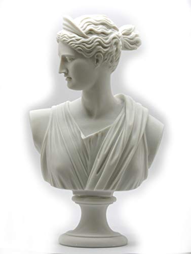 greekartshop Artemis Diana Bust Head Greek Roman Goddess Statue Sculpture 11.8Î„Î„