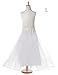 Remedios Kids White 3 Layers Wedding Flower Girl Petticoat/Underskirt/Crinoline,Small / 18-26 Inches, White