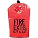 FIRE EXTINGUISHER COVER (With Window) for 10 to 20lb. Extinguisher, Medium 25 x 16 1/2 by BigDavesYardSale