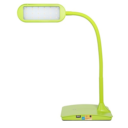 1 USB+LED+Desk+Lamp+Green