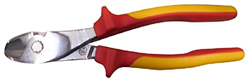 Stubai 112134 Side Cutter with Chrome-Plated Head for Piano Wire, Silver/Red/Orange, 200 mm