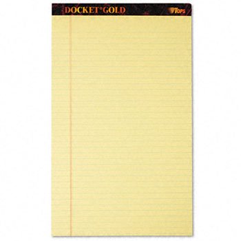 TOP63980 - TOPS Docket Gold Legal Pad