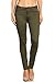 wax jean Women's Midrise Solid Full Length Twill Pants with Pockets