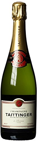 Taittinger Champagner 0,75l Brut Réserve mit zwei Gläser im Geschenkkarton - Geschenkset – Bild 3
