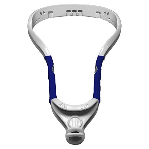 deBeer Defy Women's Unstrung Lacrosse Head - White Royal - Thumbnail 2