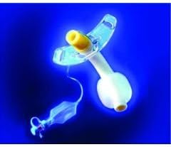 Portex Cuffed D.I.C. Trach Tubes - 6.0mm - 8.5mm - length 64mm (Orange)