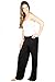 TOP LEGGING TL Womens Made in USA Comfy Wide Leg Long Boho Maternity Palazzo Gaucho Pants Black,Large