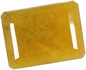 80.60Cts Yellow Beryl Lustrous Octagon Cabochon Top Quality Loose Gemstone