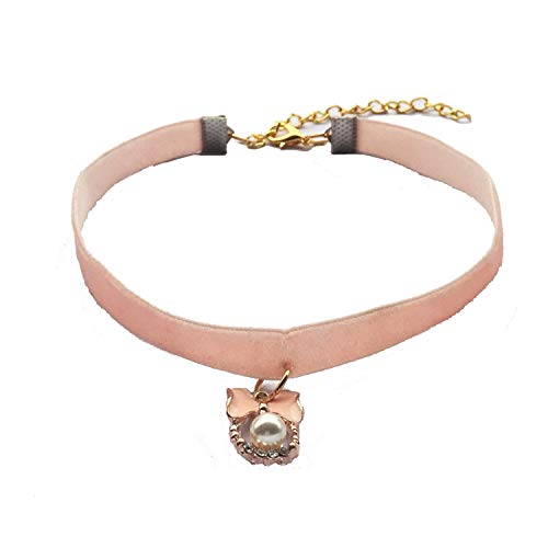 OCTCHOCO Black Velvet Choker Necklace for Little Girls Fashion