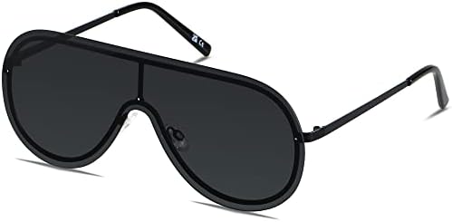 Amazon.com: Flat Top XL Square Oversized Rimless Shield  display picture 1