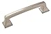 Amerock | Cabinet Pull | Satin Nickel | 3-3/4 inch (96 mm) Center to Center | Mulholland | 1 Pack | Drawer Pull | Drawer Handle | Cabinet Hardware