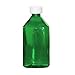 Amexdrug Oval Plastic Bottles - 2 oz - Amber - Child Resistant Caps - 12 pcs (Medicine Bottle, Pharmacy Bottle, Liquid Medicine)
