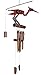 Cohasset Gifts 147S Cohasset Scarlet Bobbing Head Bird Bamboo Wind Chime