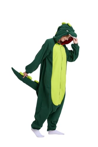 Dinosaur Adult Onesie Pajamas for Women Animal Halloween Cosplay Costumes at Amazon