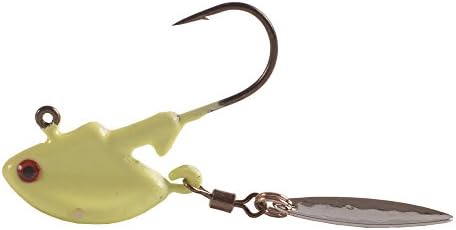 Hanxing Joint Fluorescent 1/8oz Willow Bladed Spin Jig Heads Original Jig Head