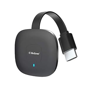 Draadloze HDMI WIFI Display Dongle, Mirascreen G18 4K HDR WiFi HDMI Draadloze Ontvanger Compatibel met Android/IOS…