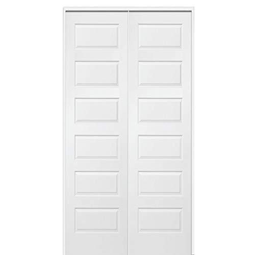 National Door Company ZZ365172BA Solid Core, Molded, 6-Panel, Both Active, Preh…