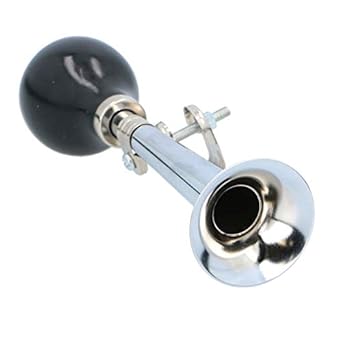 Fahrrad Bike Retro Hupe Klingel Ballhupe In Chrom Mit Halterung - Foto 9