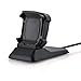Kartice Charger Stand Compatible with Fitbit Versa 2 Charger Stand (Not for Versa), Replacement USB Charging Dock Charging Station Cable Accessories for Versa 2 Watch Charger (Black)