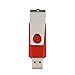 TOPESEL 10 Pack 16GB Swivel Design USB 2.0 Flash Drive Memory Stick Fold Storage Thumb Stick Pen (16G, 10 PCS, Red)