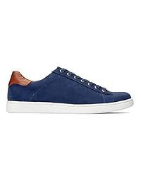 Vionic Mott Baldwin - Zapatillas con cordones para hombre, de piel, con soporte ortopédico oculto