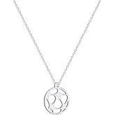 Stainless Steel Soccer Ball Charm Pendant Necklace - Made in USA | Nickel-Free | 10" Necklace with 2" Extender | Soccer Team Player Gift | Senior Night Jewelry