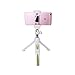 BENRO Handheld Tripod 3 in 1 Self-portrait Monopod Phone Selfie Stick Bluetooth Remote Shutter for Gopro iPhone Sumsang (White)