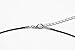 50pcs Imitation Leather Braided Cord Black Rope 1.5mm 18 Inch Necklaces Chain with Lobster Claw Clasp