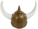 Jacobson Hat Company Men's Viking Helmet with Horns and Spike