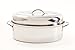 Gibson Home Stainless Steel Top Roast 16-Inch Oval Roaster Pan with Lid and Rack