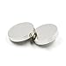 10PCS Sewing Flat Metal Button Shirt Coat Suit Buckle Buttons(11.5mm, Silver)