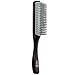Kent KFM2 Gel Styling Hair Brush for Men - 9 Row Mens Hair Brush with Ionic Anti Static Bristles Great for a Daily Mens Styling Brush - Kent Brush Detangling and Smoothing Long or Thick Hair