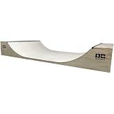 OC Ramps Garage Mini Ramp (16' x 8' x 2') - A 2 Foot High Skateboard Half Pipe Designed to Fit in Your Garage or Backyard - 2 Layers of Plywood Skating Surface for Increased Strength and Durability