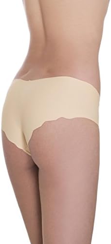Hipster Panties – Invisible Cut - Seamless Design - Breathable Fabric - Perfect Fit! (XL, Nude)