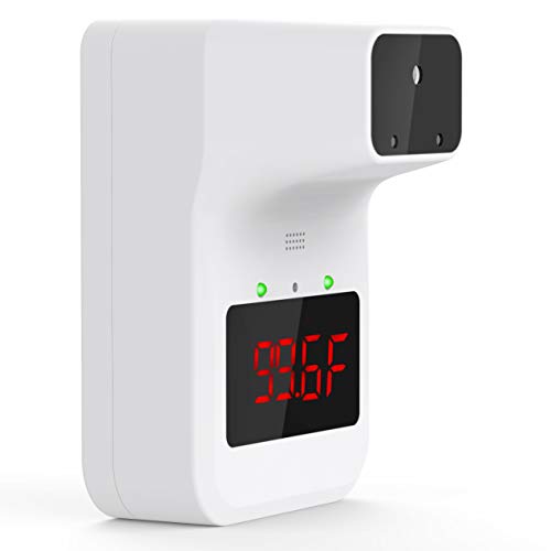 GEKKA WallMounted Thermometer, NonContact Wall Mounted Forehead