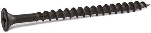 (8000) 6x1-1/4 Phillips Bugle Head Coarse Thread Black Phosphate Coated Drywall Screw #137961