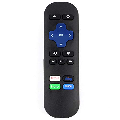 ZdalaMit Replacement IR Remote Control fit for Roku 1 2 3 4 (HD, LT, XS, XD) Player, Roku Express; DO NOT Support Roku Stick or Roku TV; DO Not Support Headphone, Game or Voice Search
