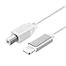 WestTech Lightning to MIDI Cable Adapter, USB 2.0 Interconnections Converter Midi Keyboard, Electronic Instruments, USB Microphone for iPhone 6/7/8/X, iPad, 3.3ft Length Compatible with Multiple APPs