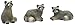 Mini Raccoons - Set of 3