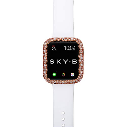 SKYB Champagne Bubbles Rose Gold Protective Jewelry Case for Apple