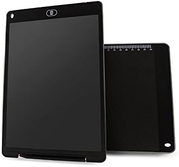 Graphic Tablet 12' Electronic Writing Tablet,Handwriting Pad,Drawing Board,Doodle Scribble Pad for Kids,Office Writing Drawing with Stylus (12'', Black)