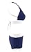 Century Star Two Piece Swimwear Athletic Push up Criss Cross Halter Bikini with Boyshort Swimsuits for Women
