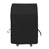 iCOVER 32 Inch Small Grill Cover, fits Most Two Burner BBQ Covers, Outdoor Heavy Duty Waterproof for Copperhead Pellet Smokers 5, 5.5, 7.0, 3 Series Gas Vertical Smoker Red Rock and Pit Boss